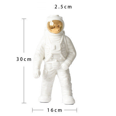 Kawaii Astronaute Fine Ornement Cave à Vin Étude Design Original Poterie