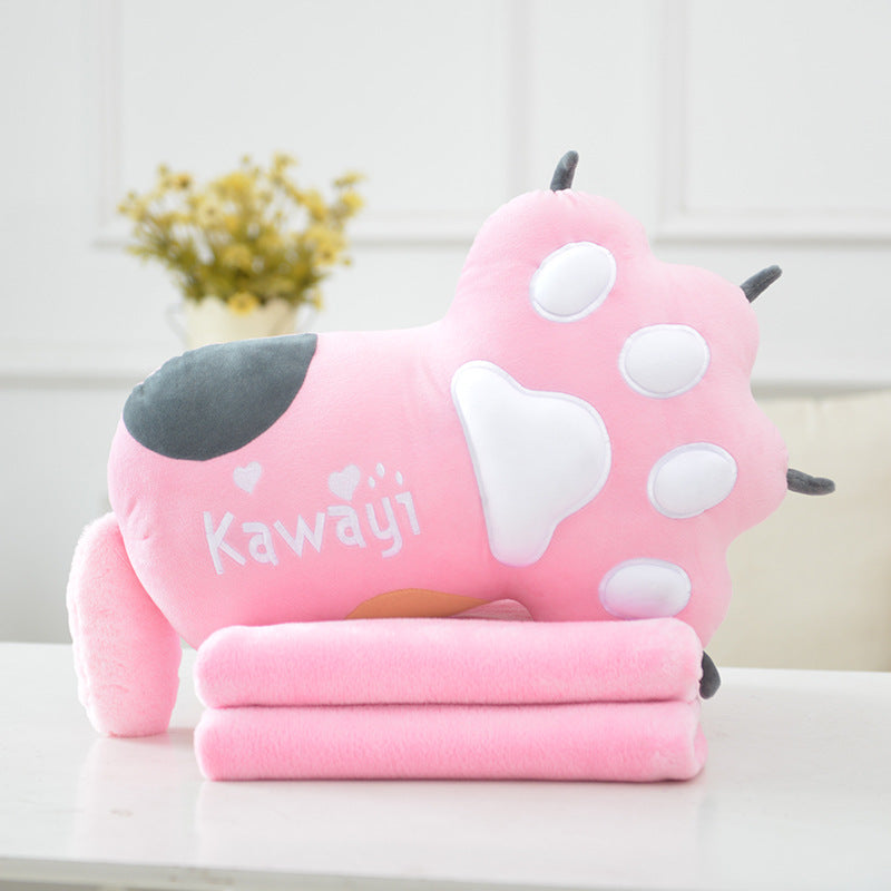 Kawaii Kitty Paw gros oreiller mignon