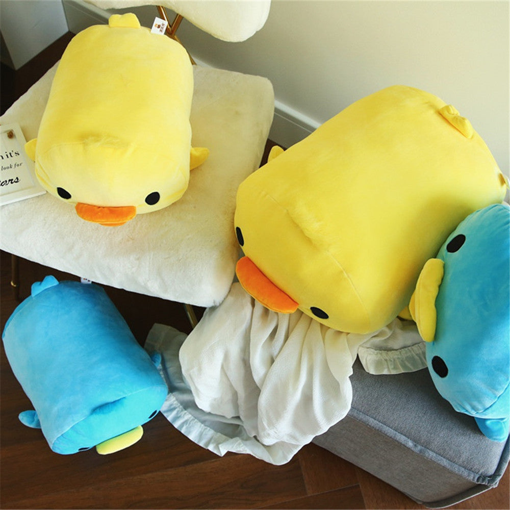 Oreiller en coton mignon de poupée en peluche de canard de Kawaii