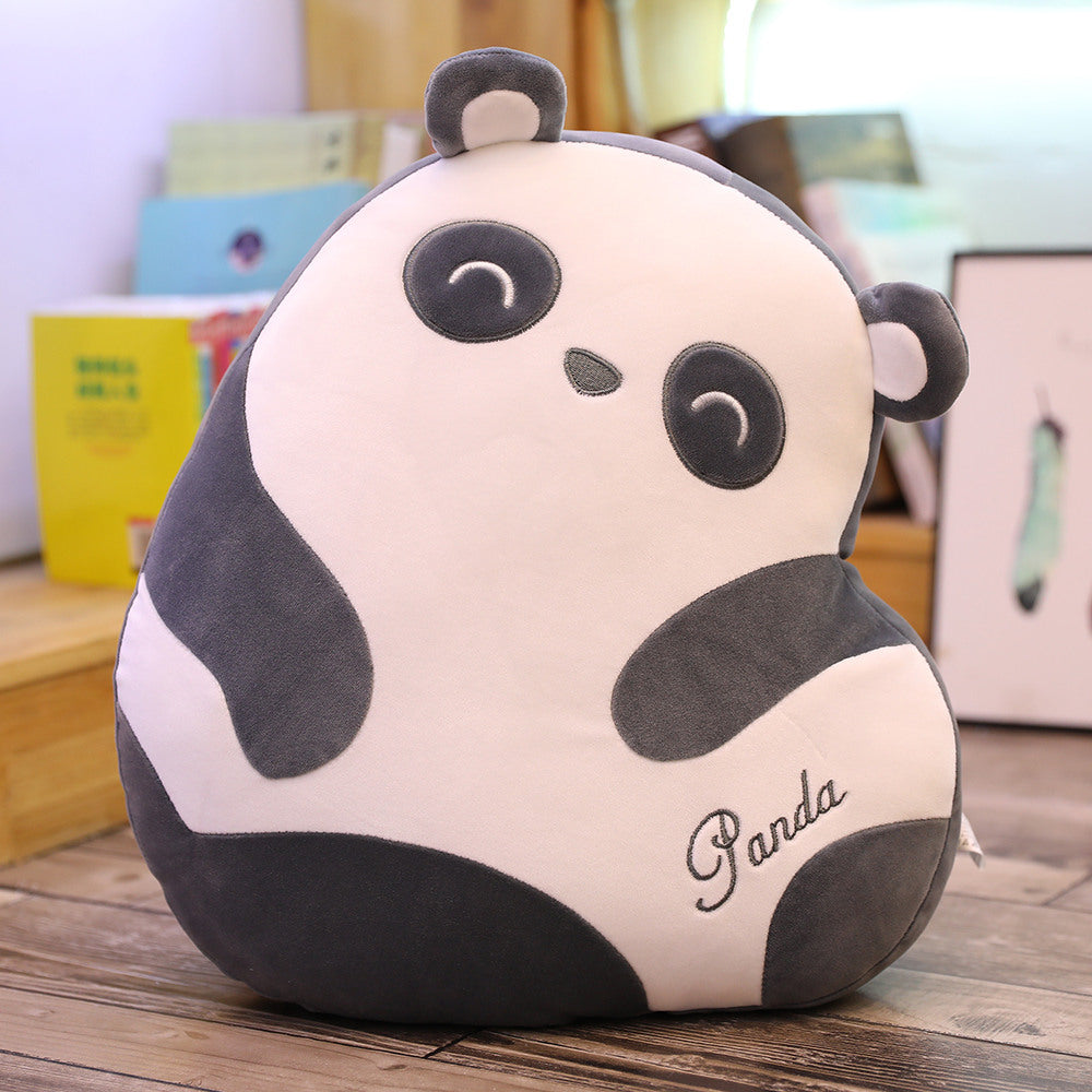 Oreiller de panda coloré de Kawaii Oreiller de poupée en peluche de sommeil d'anime de dessin animé mignon