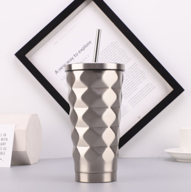 Kawaii Stainless Steel Diamond Mug Modern Thermos