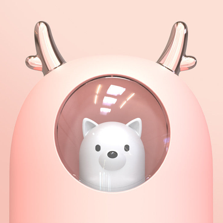 Mini ours humidificateur Kawaii avec une conception de costume de cerf mignon