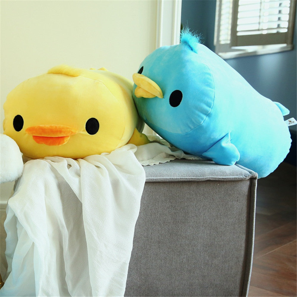 Oreiller en coton mignon de poupée en peluche de canard de Kawaii