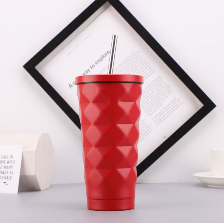 Kawaii Stainless Steel Diamond Mug Modern Thermos