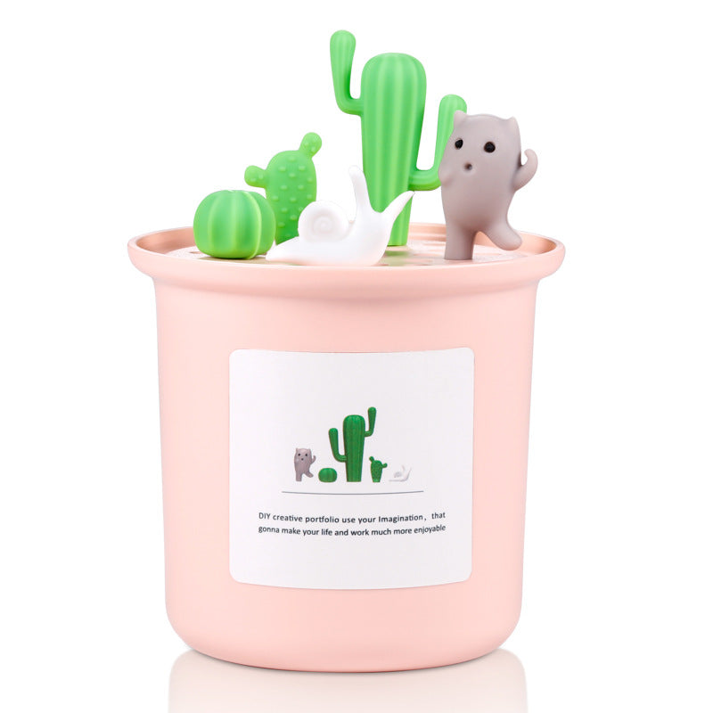 Kawaii Cactus Chat Escargot Amis Humidificateur Créatif Conception Mignonne