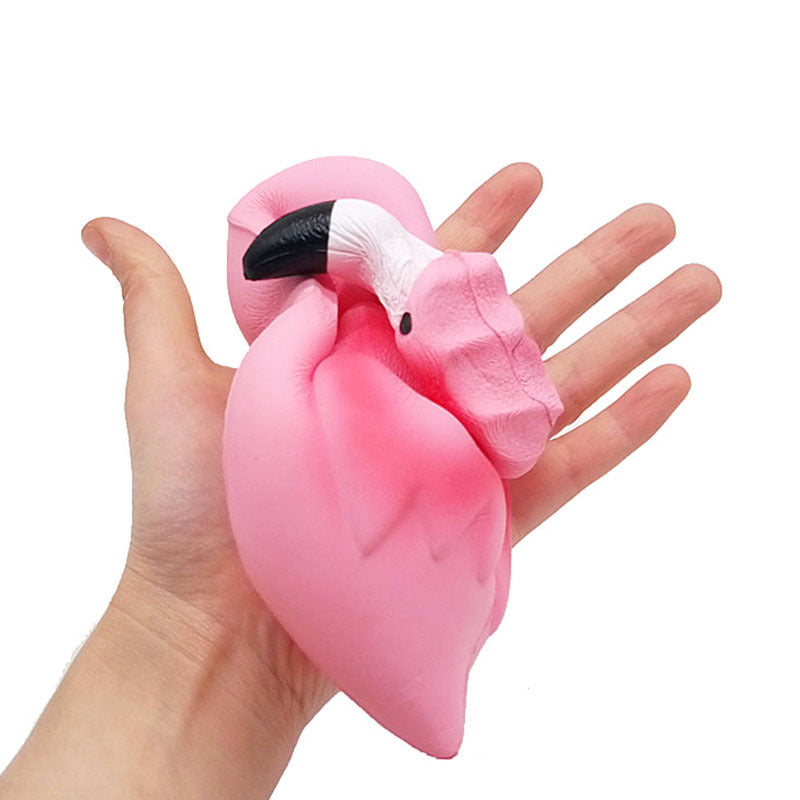 Juguete lindo de la descompresión del flamenco de Kawaii