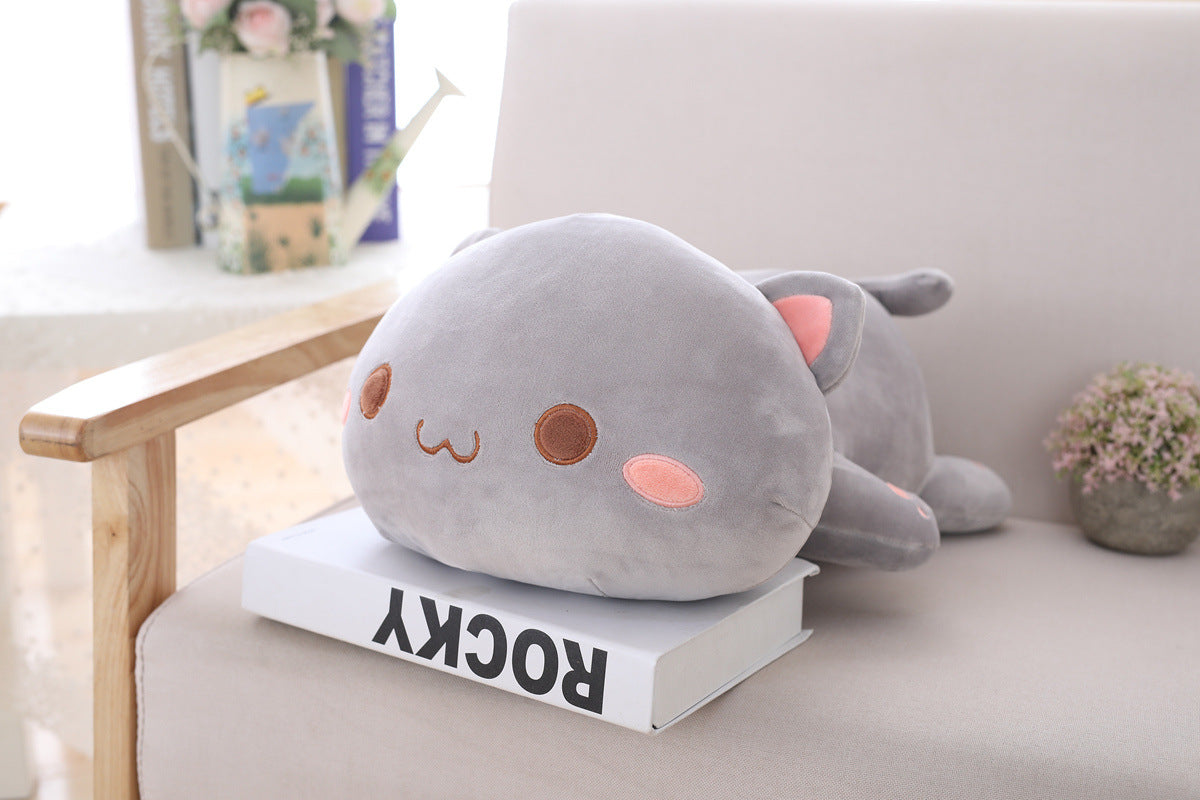 Kawaii Kitty Cartoon Pillow Doll Girl Plush Doll Cute Anime Action Figure