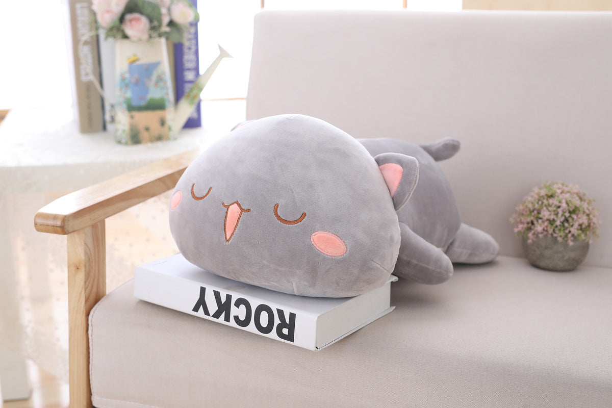 Kawaii Kitty Cartoon Pillow Doll Girl Plush Doll Cute Anime Action Figure