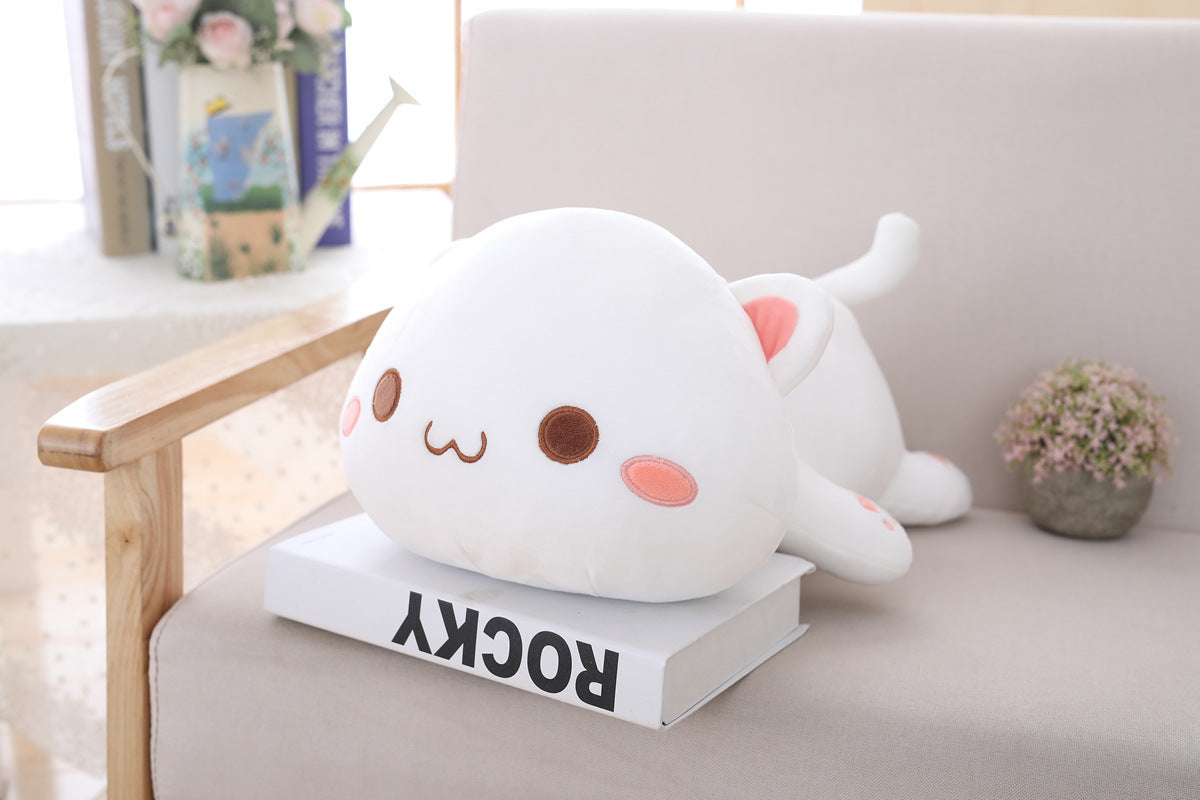 Kawaii Kitty Cartoon Pillow Doll Girl Plush Doll Cute Anime Action Figure