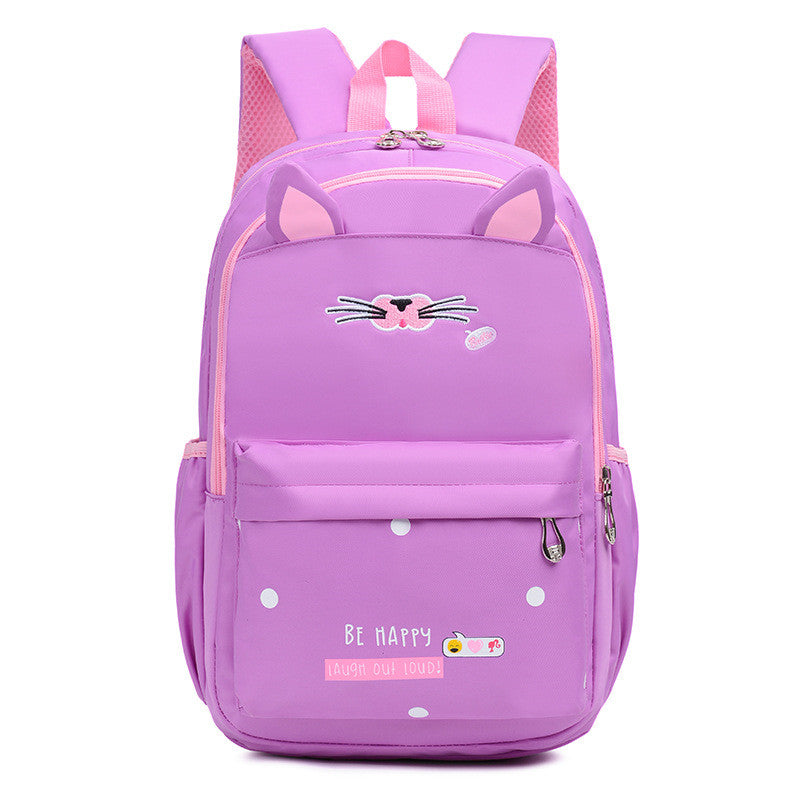 Kawaii Kitty Hombros para niños Dibujos animados Bolso pequeño para la escuela Lindo Anime Cat Design