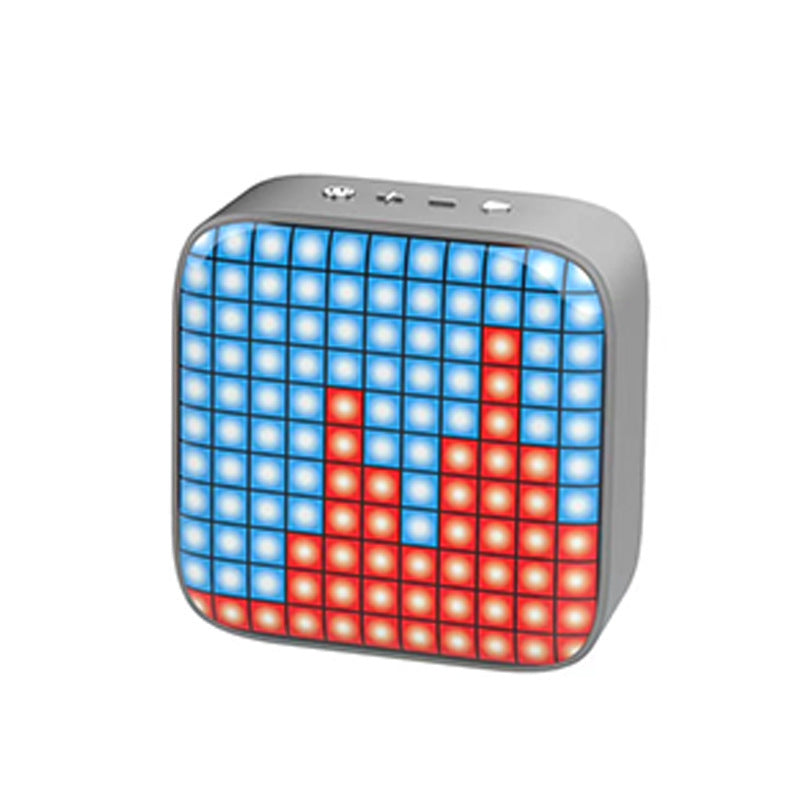 Speaker Pixel Screen Layouts Square LED Creative Bluetooth Great Sound Cool Designs