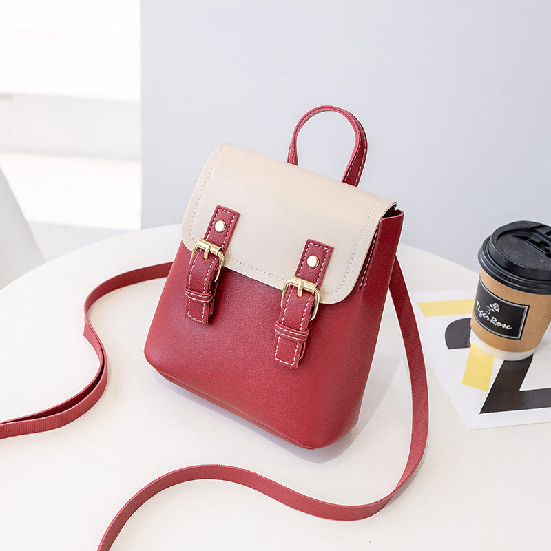 Kawaii Women's Fashion Bag & Backpack Cute Contrast Color