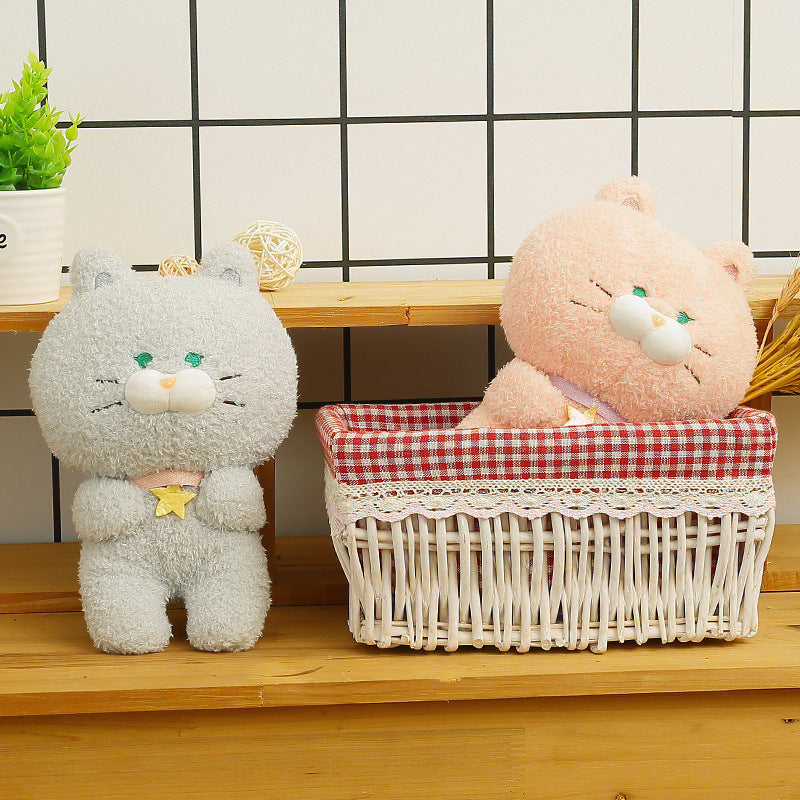Muñeco de peluche Kawaii Cat, muñeco de trapo bonito