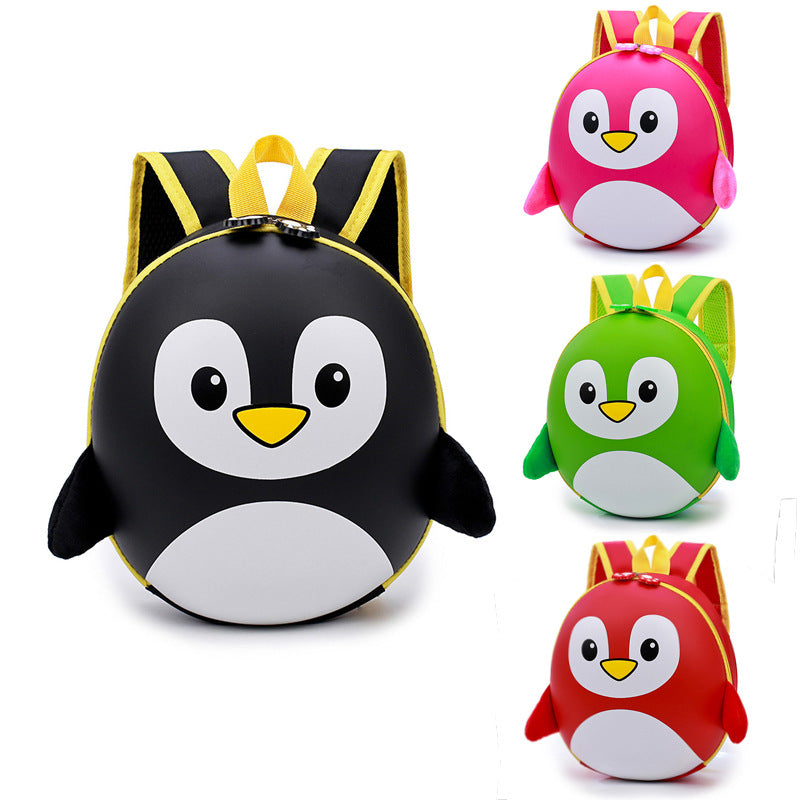 Kawaii Penguin Anime Mochila escolar de dibujos animados Hard Shell Kindergarten Elementary School Bag