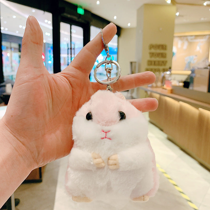Kawaii Hamster Plush Doll Cute Keychain