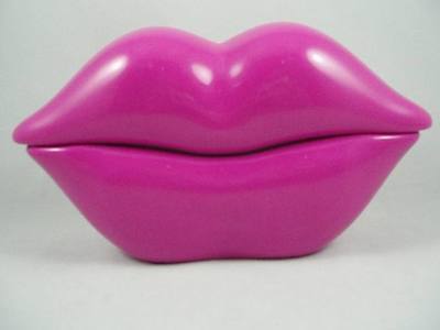 Kawaii Kiss Lip Phone, Flaming Red Lips, Big Mouth, Fixed Phone, Vintage Retro Telephone 80s
