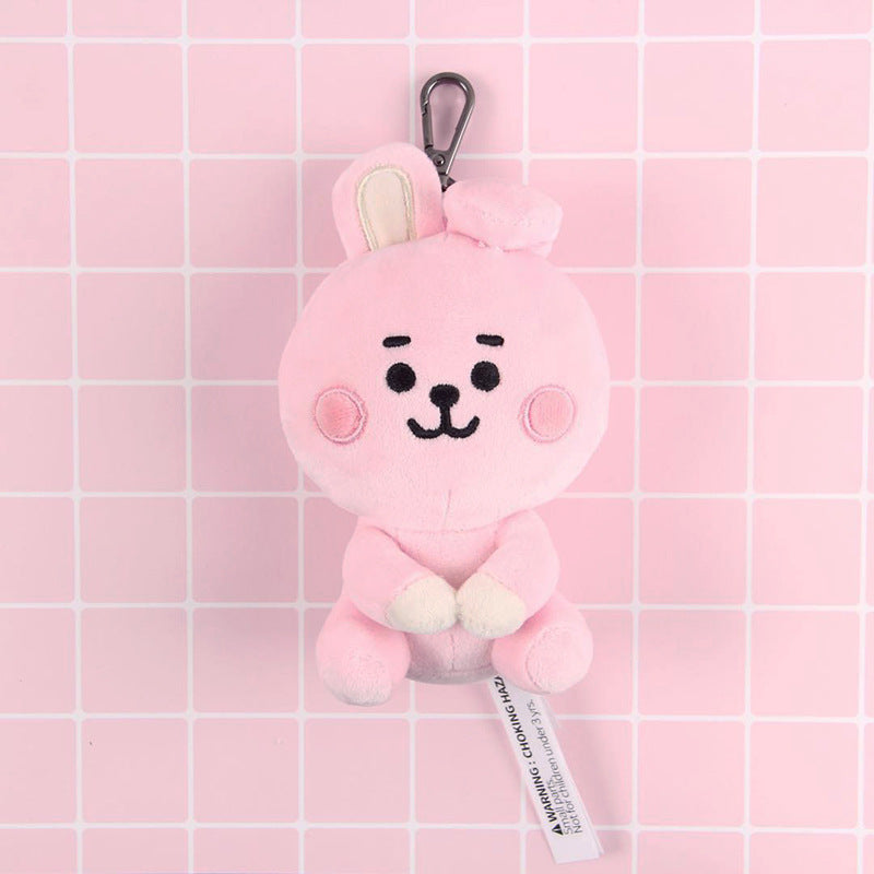 Muñeco de peluche Kawaii, diseño de dibujos animados de Anime, bonito colgante