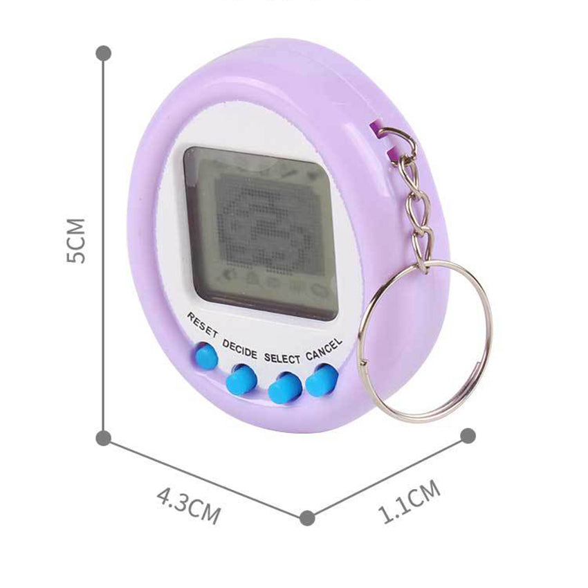 Máquina de juego de mascotas en miniatura interactiva Kawaii Virtual Pet Game Macaron