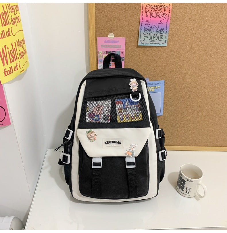 Mochila de estudiante de gran capacidad de viaje Kawaii Schoolbag