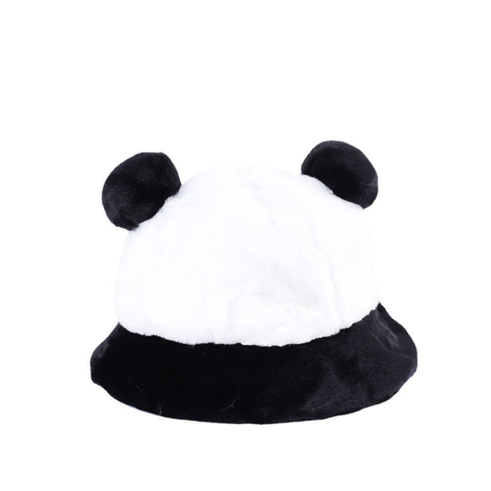 Kawaii Panda Hat Earmuffs Cute Design Plush Warm Ear Protection Harajuku