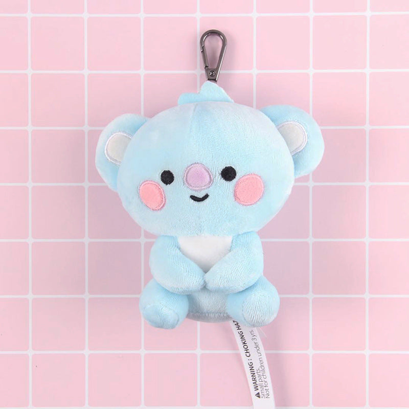 Muñeco de peluche Kawaii, diseño de dibujos animados de Anime, bonito colgante