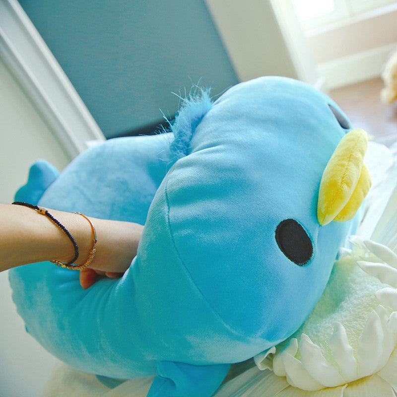 Oreiller en coton mignon de poupée en peluche de canard de Kawaii