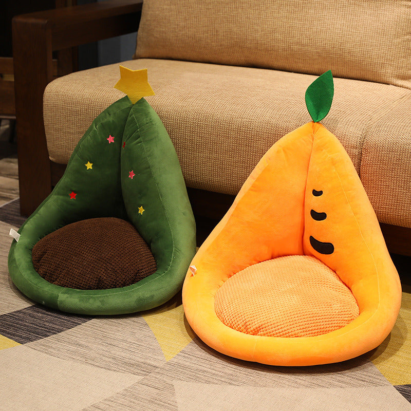 Kawaii multifonction en peluche fruits doux en peluche Cactus avocat carotte oreiller jouets maison bureau décor chaise coussin de siège