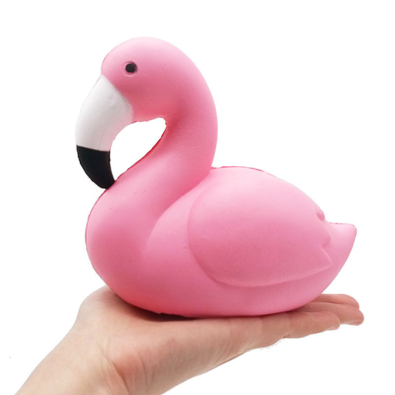 Juguete lindo de la descompresión del flamenco de Kawaii
