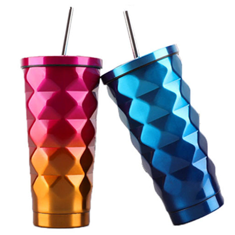 Kawaii Stainless Steel Diamond Mug Modern Thermos