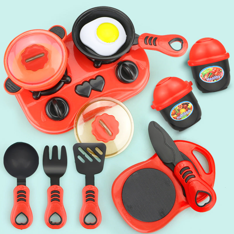 Kawaii Girls Kitchen Simulation Tableware Cute Toy Set