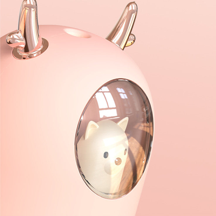 Mini ours humidificateur Kawaii avec une conception de costume de cerf mignon