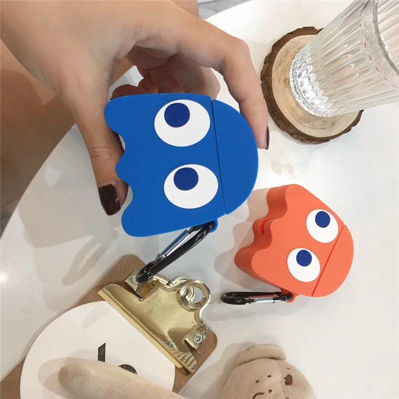 Kawaii Pacman Cartoon Earphone Set