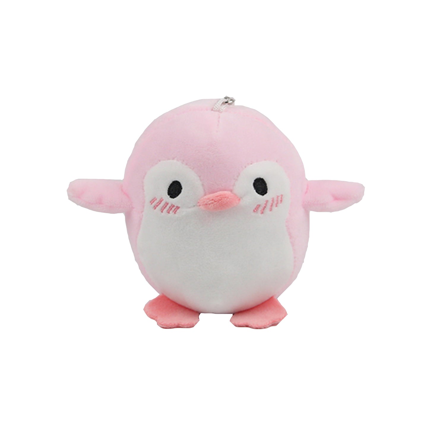 Pendentif en peluche pingouin timide Kawaii