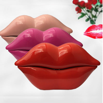 Kawaii Kiss Lip Phone, Flaming Red Lips, Big Mouth, Fixed Phone, Vintage Retro Telephone 80s