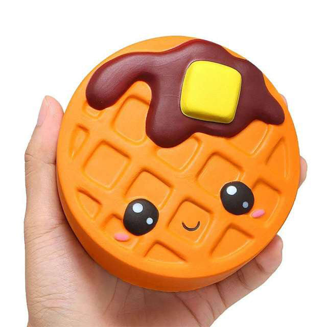 Kawaii Jumbo Foods Hotcake Popcorn Donut Fruit Squish Jouets anti-stress et anti-anxiété