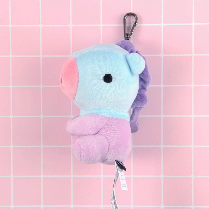 Muñeco de peluche Kawaii, diseño de dibujos animados de Anime, bonito colgante