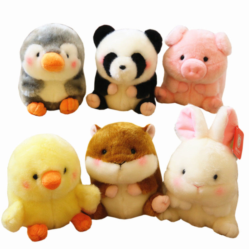 Kawaii Animaux Piggy Pingouin Panda Canard Lapin En Peluche Mignon Jouet Poupée