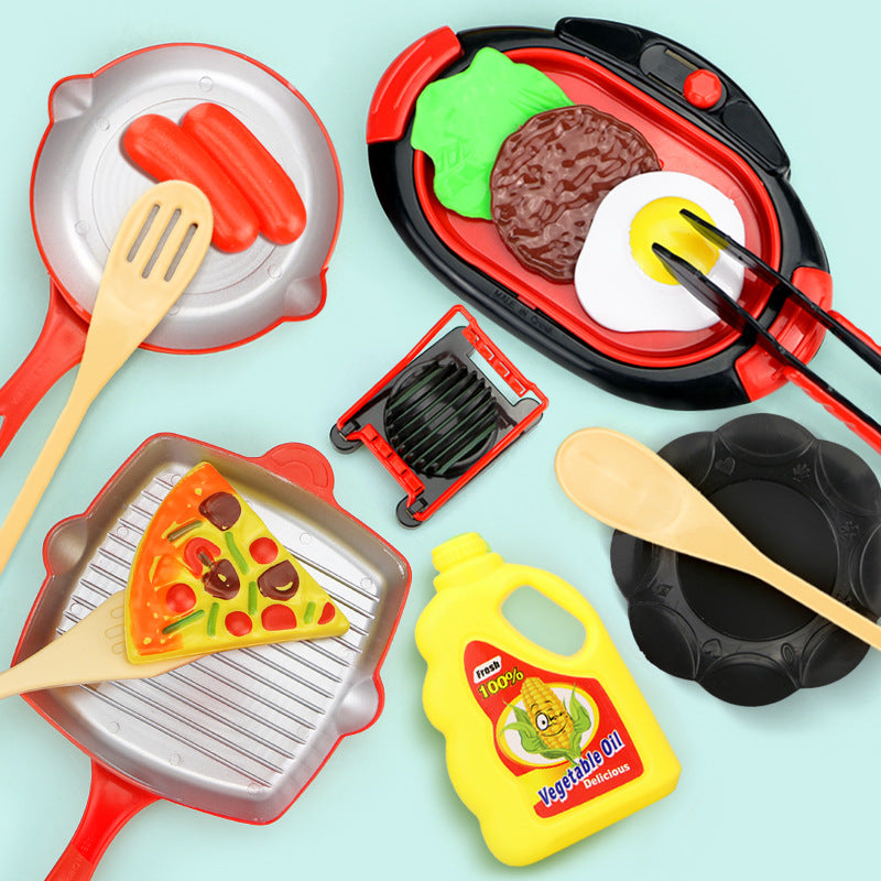 Kawaii Girls Kitchen Simulation Tableware Cute Toy Set