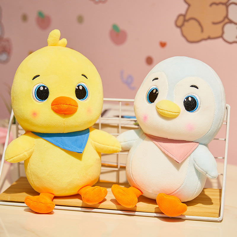 Kawaii Plushies Poulet Pingouin Dinosaure Mignon Peluche Jouets Poupée 8 pouces