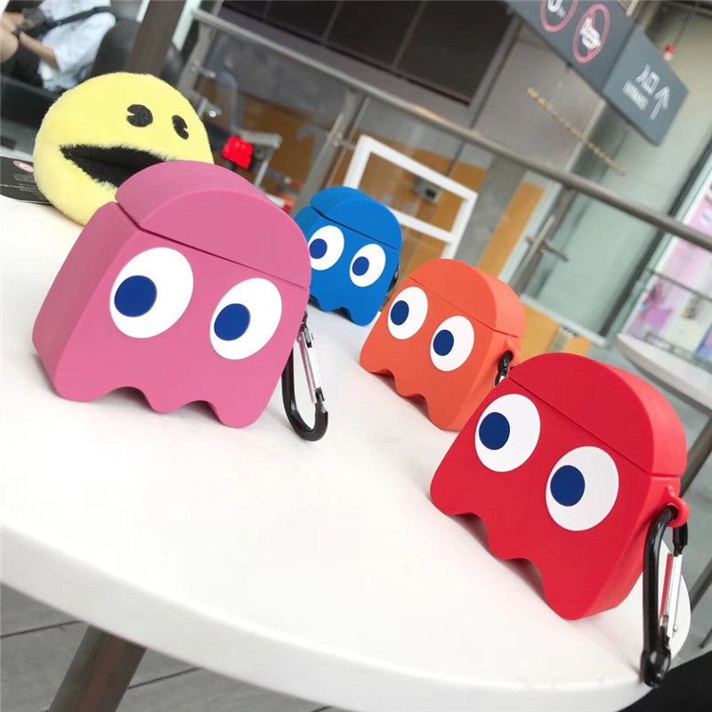 Kawaii Pacman Cartoon Earphone Set