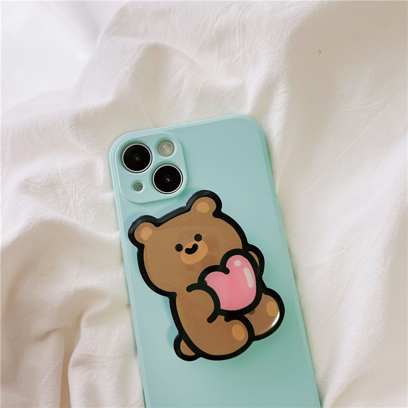 Kawaii Japanese Cute Bear Anime Silicone Phone Case