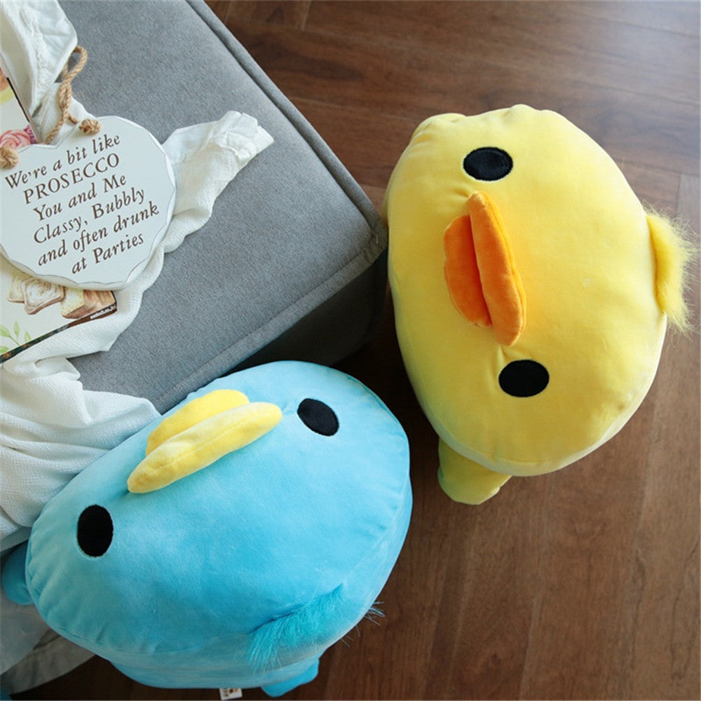 Oreiller en coton mignon de poupée en peluche de canard de Kawaii
