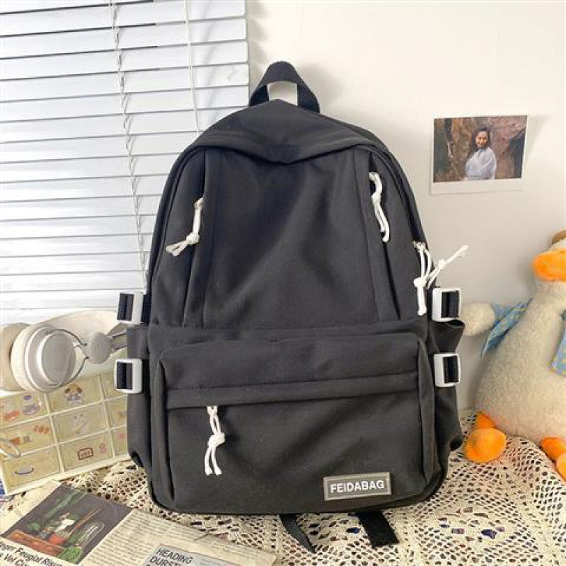 Kawaii Original Simple Tout Match Japonais Sac À Dos Junior Adolescents Étudiants