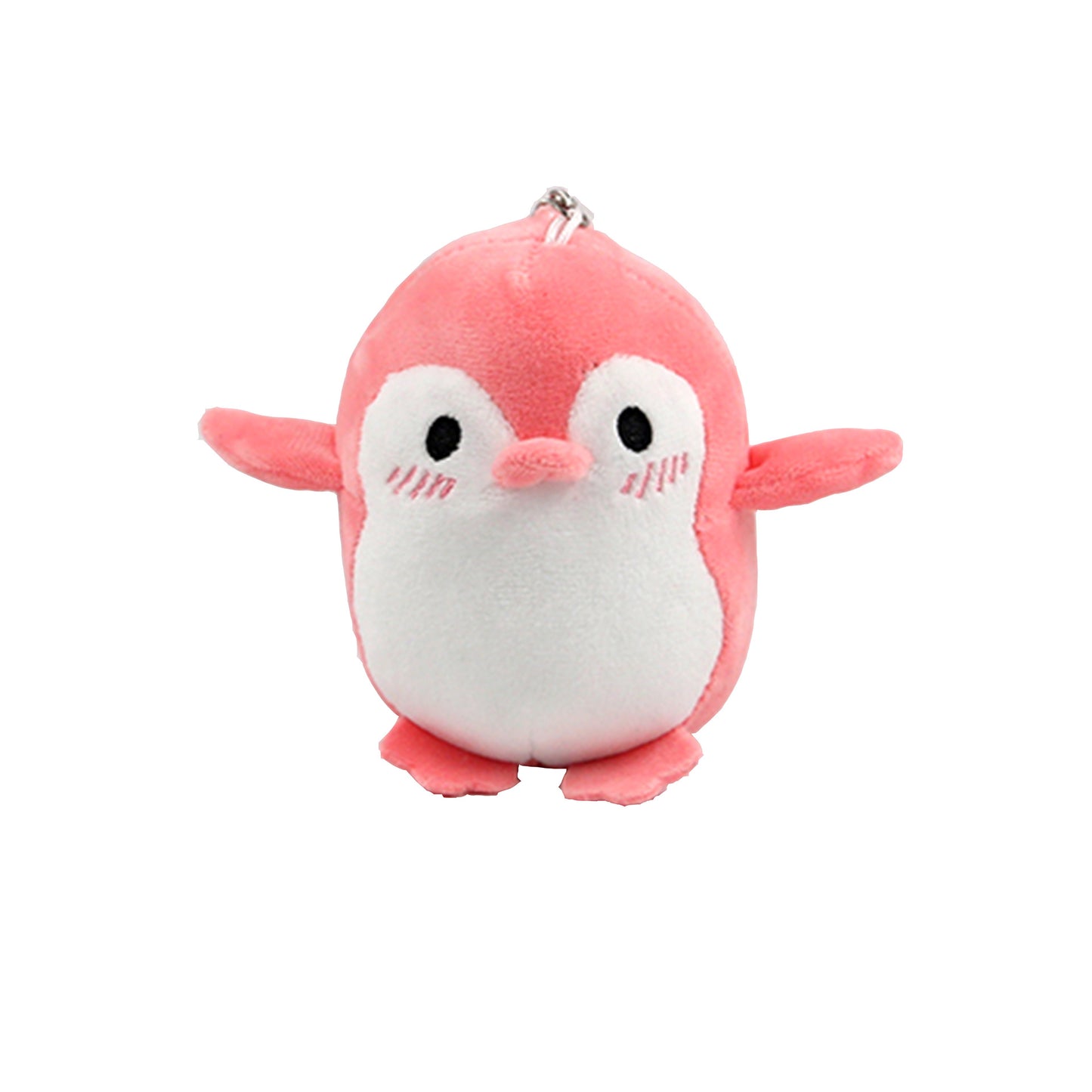 Pendentif en peluche pingouin timide Kawaii