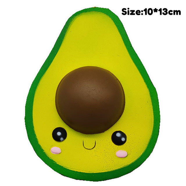 Kawaii Jumbo Foods Hotcake Popcorn Donut Fruit Squish Jouets anti-stress et anti-anxiété