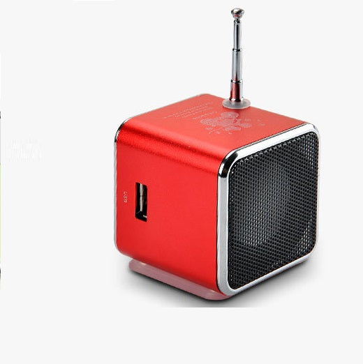 Haut-parleur Bluetooth Kawaii Creative Vintage Radio U Port avec écran Mini carte TDV26