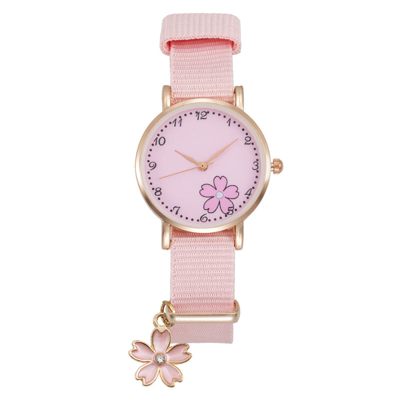 Kawaii Girl Heart Watch Lindo Colgante Macaron Mujer Reloj Estudiante Colgante Reloj
