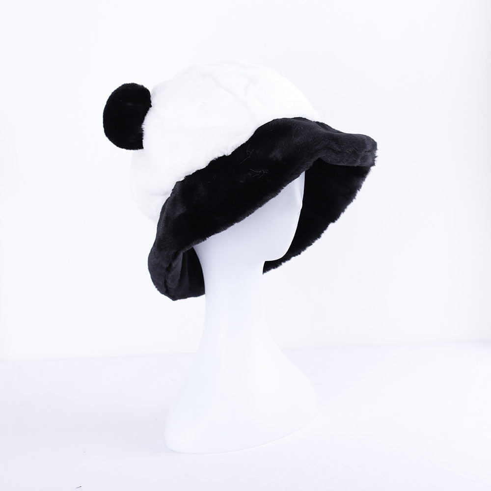 Kawaii Panda Hat Earmuffs Cute Design Plush Warm Ear Protection Harajuku