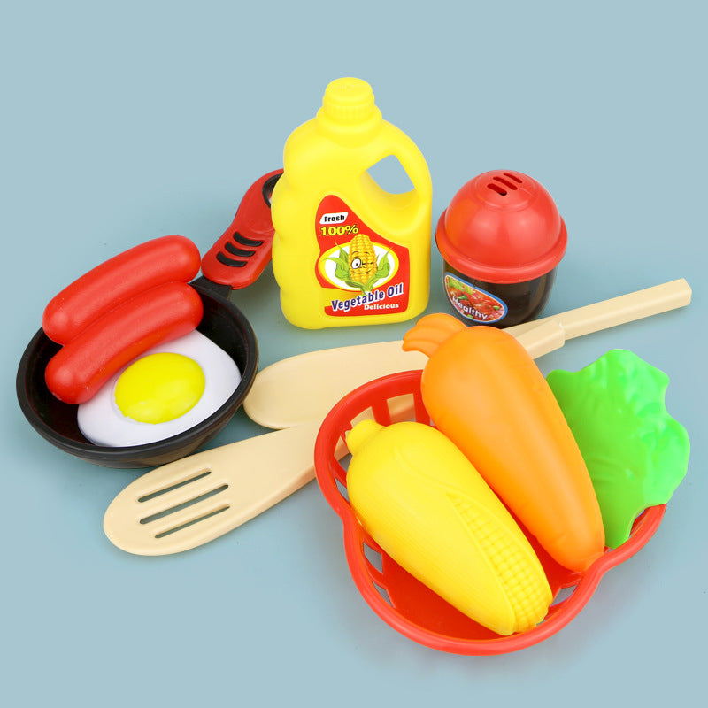 Kawaii Girls Kitchen Simulation Tableware Cute Toy Set