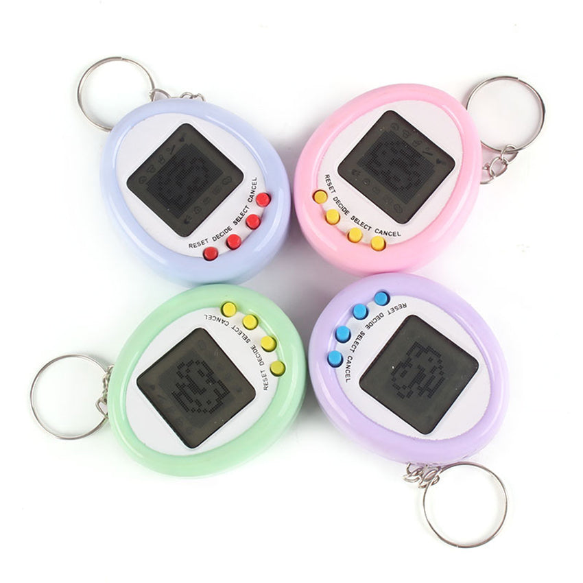 Máquina de juego de mascotas en miniatura interactiva Kawaii Virtual Pet Game Macaron